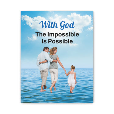 Canvas Wall Art, Walk on Water Family